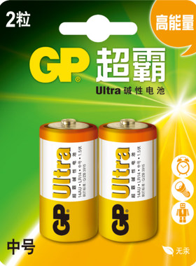 超霸电池2GP碱性二号热水器