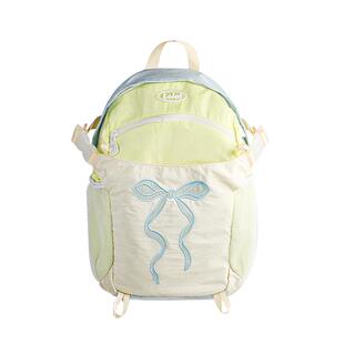 LOLA DESIGN轻便户外刺绣登山双肩包 短途旅行小书包双肩小背包女