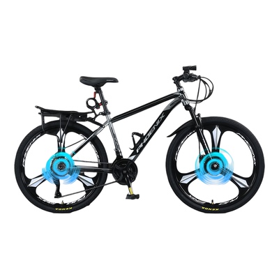 凤凰山地自行车男式女士学生成人青少年减震变速单车双碟刹越野