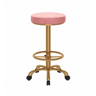 吧台椅可实验室前台收银柜轮滑手机店专用圆旋转升降商用高脚凳子