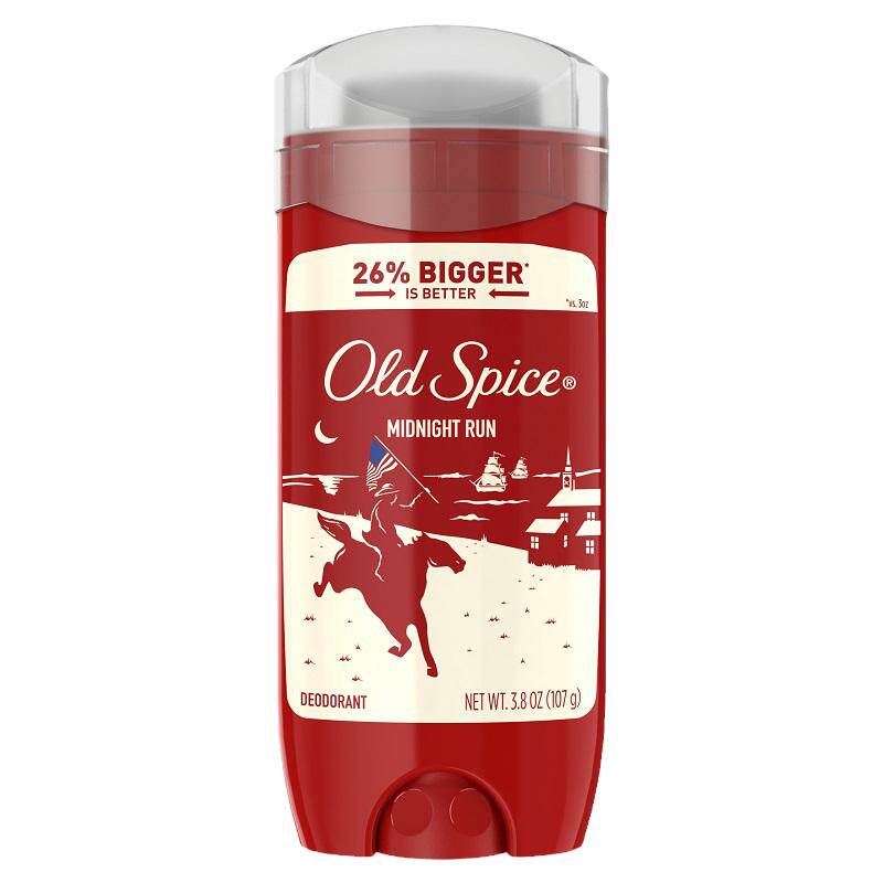 美国代购自然灵感系列Old Spice老帆船长效止汗香体膏男士固体