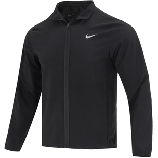 NIKE耐克男子M NK DF FORM JKT黑色运动健身夹克外套FB7500-010