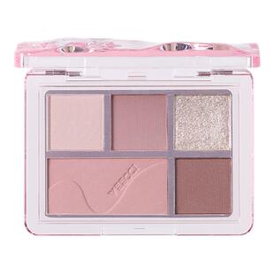 veecci唯资五色眼影盘彩妆珠光闪粉爆闪哑光大地色日常眼影学生