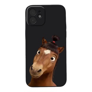 抽象快乐马情侣手机壳适用于iPhone17Air苹果16plus/15OPPOreno14华为mate70VIVOx200小米一加