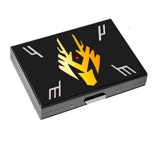 新款骑士卡通不锈钢卡包龙骑龙牙王蛇卡盒卡套金属名片身份证卡夹