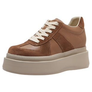 【现场调价点关注再拍】品牌爆款真皮厚底增高德训鞋2217(现货)