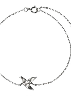 飞鹤手链女百搭闺蜜同款新款小众设计千纸鹤手饰ins高级感首饰