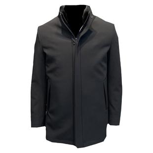 回馈款兔毛内胆可脱卸男士尼克服商务休闲保暖外套领佐诺依25冬