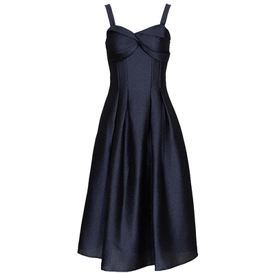 【设计师品牌BLANCORE】2024夏季新款设计感立体扭结连衣裙