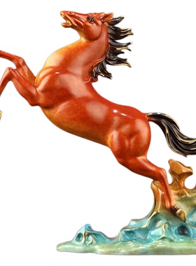 铜马摆件送朋友乔迁开业礼物品