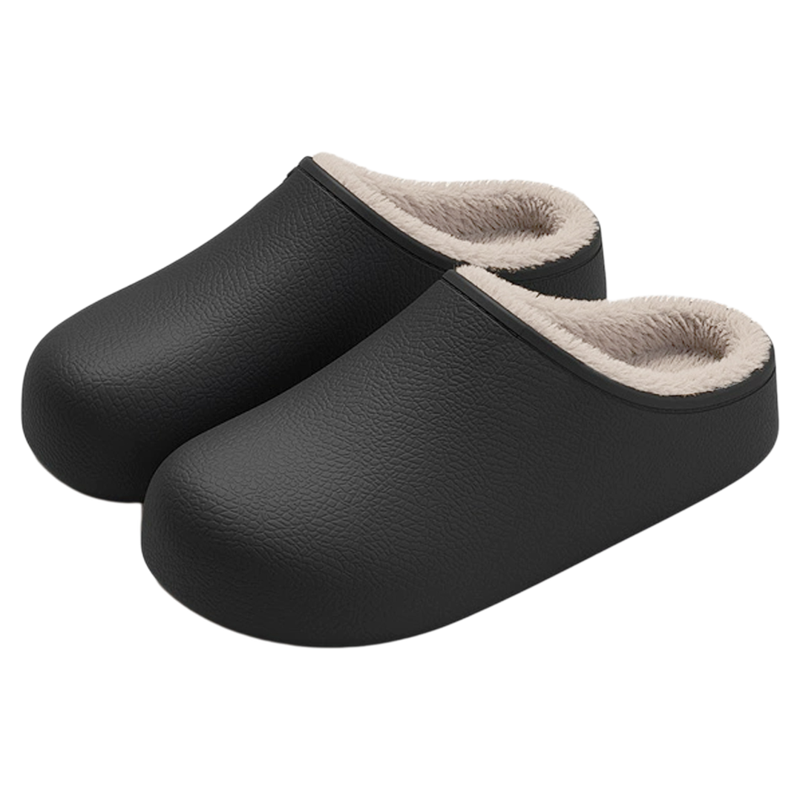 稻草人男士棉拖鞋2025冬季新款厚底防滑加厚保暖居家用棉鞋女外穿