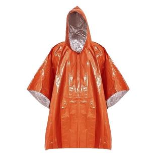 便携式铝箔雨衣野外求生防失温防寒冻户外露营登山应急保温急救毯