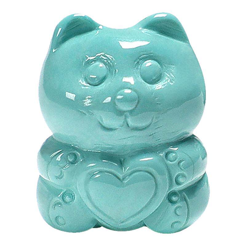 信誉公子秦古料绿松石猫咪背云