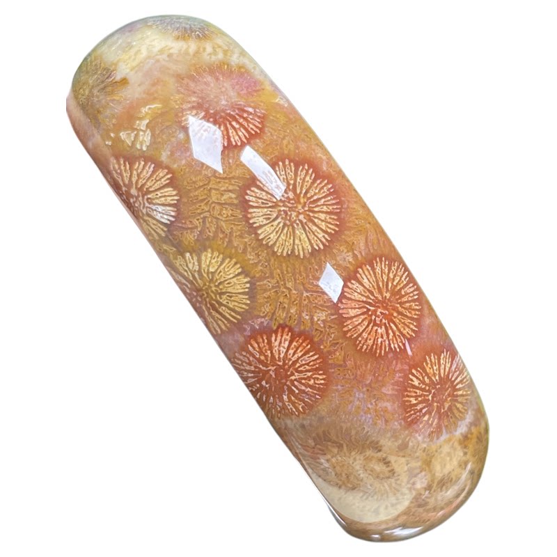 昌盛冰种果冻大彩花菊花石玉镯女款精品天然印尼珊瑚玉手镯直播间