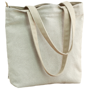 布奏亚麻包包女夏天小单肩包女麻布包手提文艺布包小众设计帆布包