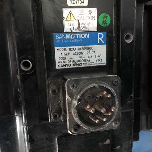 议价三洋伺服电机 R2AA18450HCP00 现货