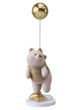 创意潮玩元气熊客厅摆件家居饰品玄关电视柜装饰结婚乔迁新居