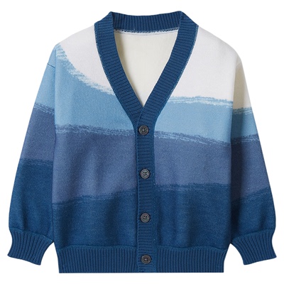 男童毛衣针织衫秋冬装新款中大童男孩加绒儿童长袖保暖上衣打底衫