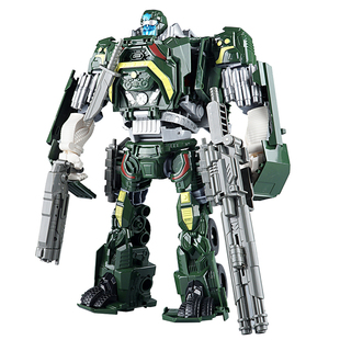 锦江变形玩具 大号红色探长消防汽车金刚机器人声光模型 天火救援