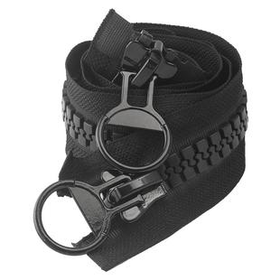 高级特大拉链双头双开羽绒服拉锁大号配件树脂拉链头拉链条拉索长