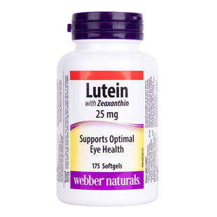 Webber Naturals叶黄素软胶囊25mg护眼营养175粒加拿大原装进口