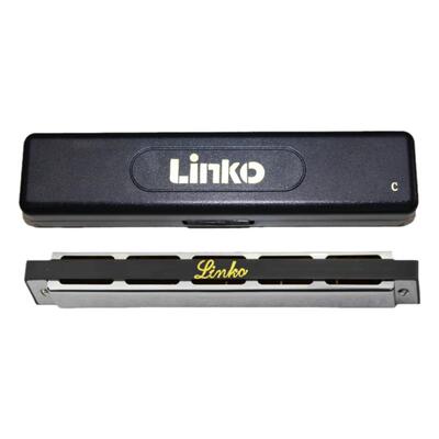 台湾菱克24孔复音C调口琴耐用