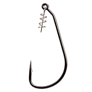 Cast&Catch七成路亚重型宽钩门软虫钩曲柄钩弹簧锁饵路亚软饵鱼钩