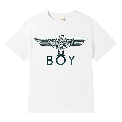 BOYLONDON夏季男女同款潮流时尚翅膀圆领短袖T恤N01129