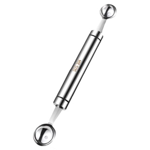 304不锈钢水果挖球器冰淇淋勺子西瓜球勺雕花刀水果拼盘工具套装