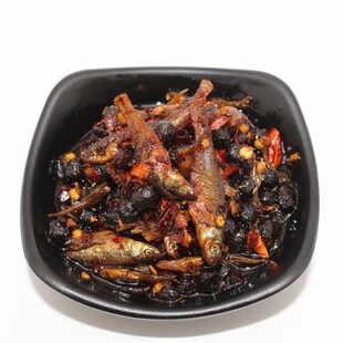 锦程豆豉火焙鱼湖南特产农家香辣小鱼仔辣椒酱下饭菜拌饭酱瓶装