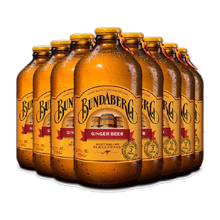 Bundaberg宾得宝网红果味气泡水375ml*12干姜口味果汁饮料