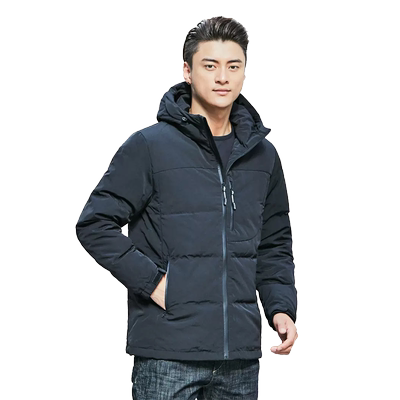 寒思保暖中青年新款秋冬鸭绒连帽