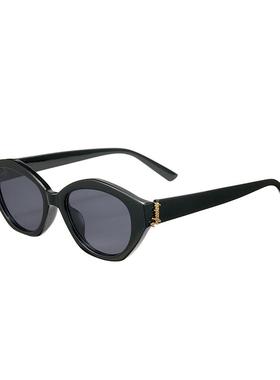 Cyxus新款椭圆形复古太阳镜