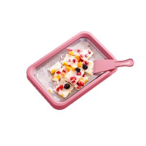 炒酸奶机家用小型儿童炒冰机自制diy冰淇淋机免插电沙冰炒盘新款