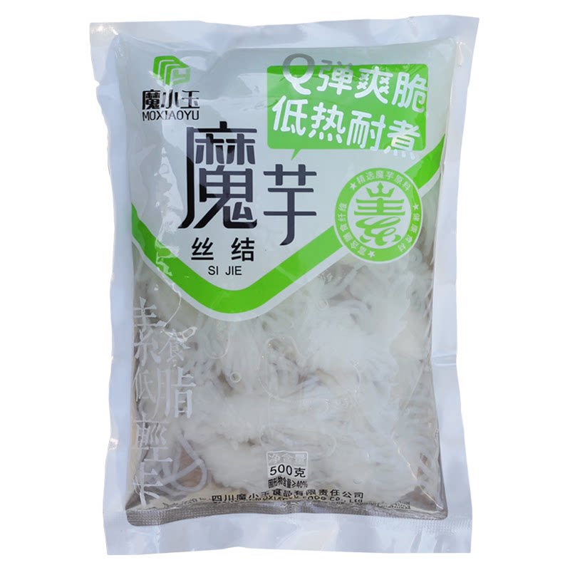 魔芋丝结 魔芋结0脂肪低热量关东煮火锅即食低热耐煮500g火锅食材