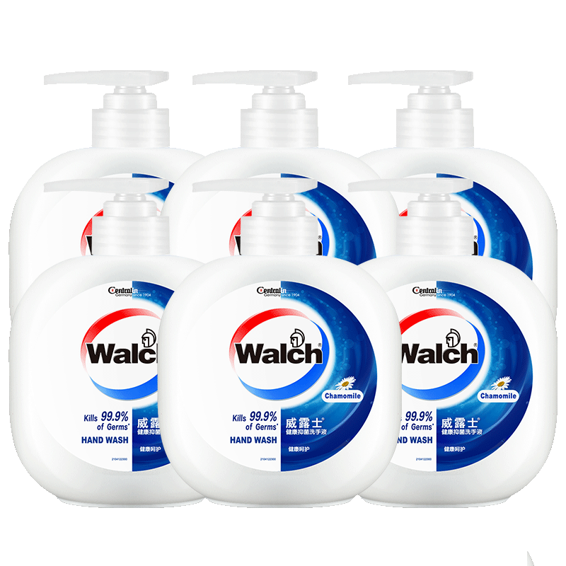 威露士抑菌滋润洗手液480ml*6