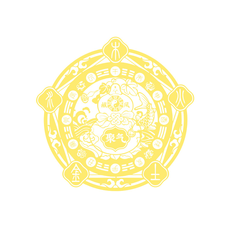 空调压床头五行藏风聚气空调贴