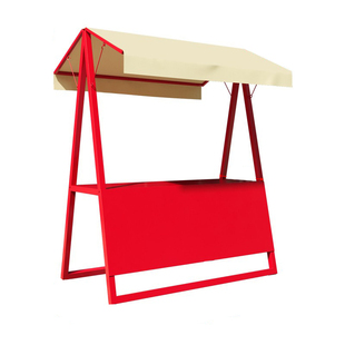 集市促销铁艺摊位架商场文创景区夜市小吃摆摊花车移动折叠展示台