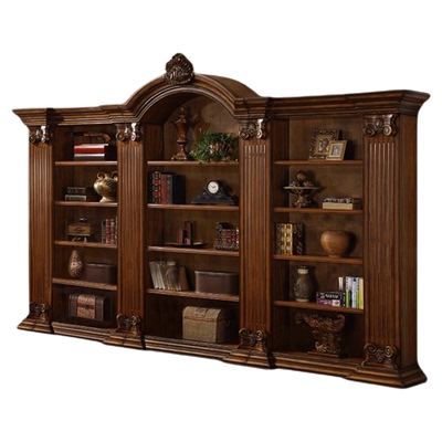 全实木雕刻自由组合置物架