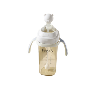 适配赫根奶瓶配件直饮吸管重力球鸭嘴奶嘴学饮杯盖6个月以上手柄