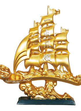 颐合新中式一帆风顺摆件办公室客厅电视柜玄关酒柜装饰品开业送礼