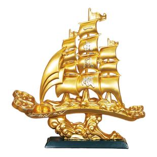 颐合新中式一帆风顺摆件办公室客厅电视柜玄关酒柜装饰品开业送礼