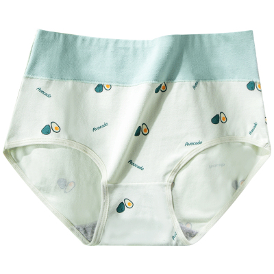 雅鹿女士内裤纯棉抗菌印花短裤头