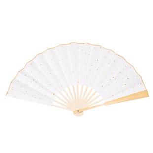 折扇空白定制扇子古风宣纸纸扇折叠扇面手工国风广告宣传DIY绢布