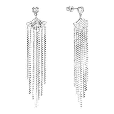 真我不凡S925纯银流苏耳坠新款