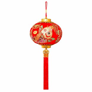 春节小灯笼挂饰新年大红福字灯笼元旦装饰客厅过年喜庆布置中国风