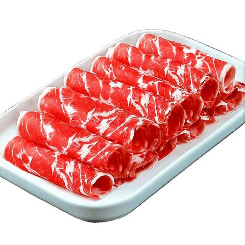 原切谷饲牛肉卷肥牛卷烤肉牛肉片羊卷正宗涮火锅食材新鲜商用批发