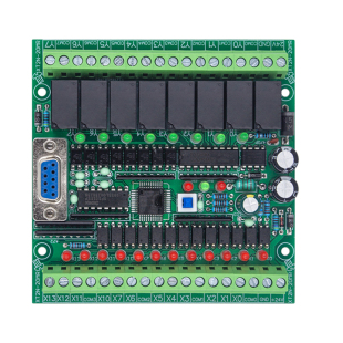 为胜国产PLC工控板 FX2N-20MR 板式PLC 控制器 在线下载断电保存