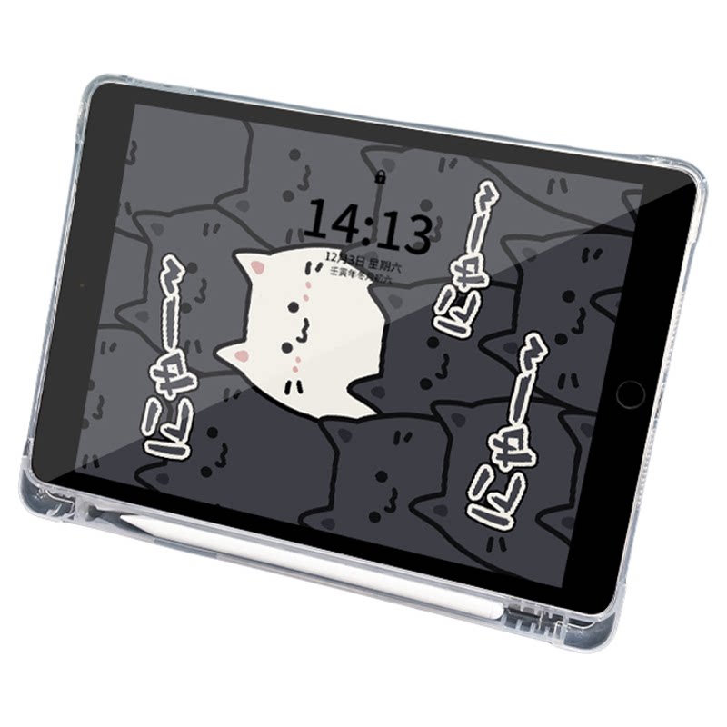 适用于ipad三折硅胶保护壳防摔