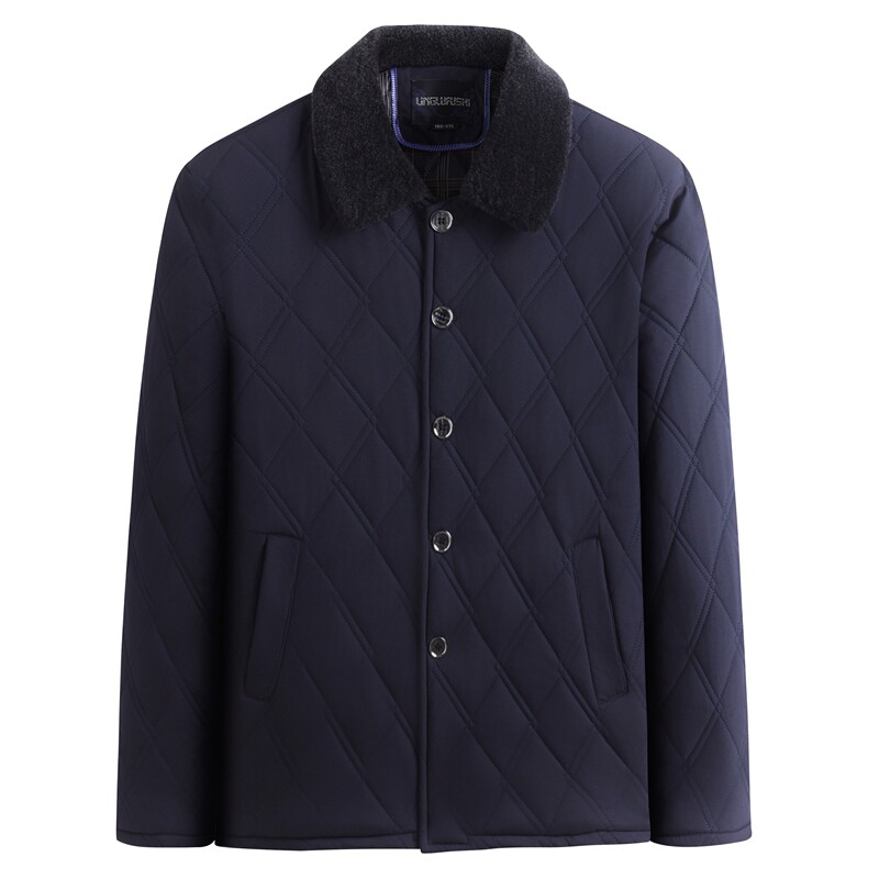 中老年男大码保暖翻领棉衣外套